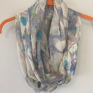 Lightweight chiffon infinity scarf